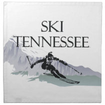 TOP Ski Tennessee Printed Napkin
