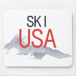 TOP Ski USA Mouse Mat