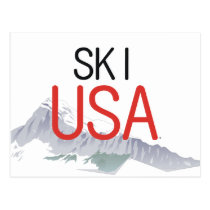 TOP Ski USA postcards