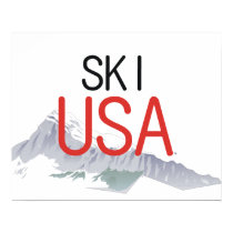 TOP Ski USA Poster