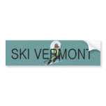 TOP Ski Vermont Bumper Sticker