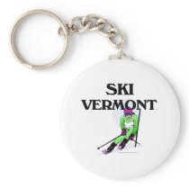TOP Ski Vermont Keychains