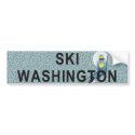 TOP Ski Washington bumper stickers by teepossible TOP Ski Washington bumper stickers