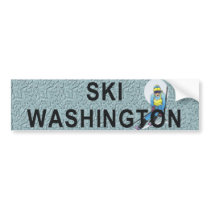 TOP Ski Washington bumper stickers by teepossible TOP Ski Washington bumper stickers