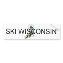 TOP Ski Wisconsin bumper stickers by teepossible TOP Ski Wisconsin bumper stickers