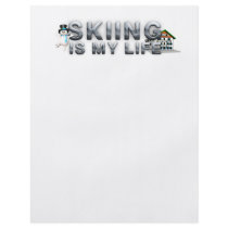 TOP Skiing is My Life Flyer Design