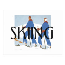 TOP Skiing Post Card