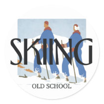 TOP Skiing Sticker