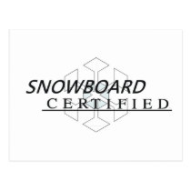 TOP Snowboard Certified Post Cards