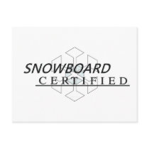 TOP Snowboard Certified postcards