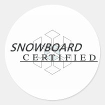 TOP Snowboard Certified stickers