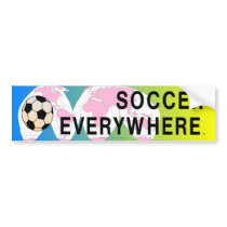 TOP Soccer Everywhere bumper stickers