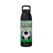 TOP Soccer Victory Slogan water bottles