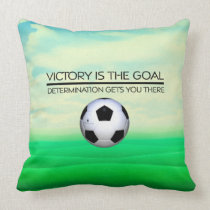 TOP Soccer Victory Slogan pillows