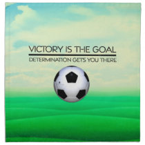 TOP Soccer Victory Slogan napkins