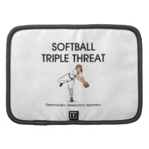 TOP Softball Triple Threat Folio Planners