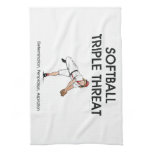 TOP Softball Triple Threat Hand Towel