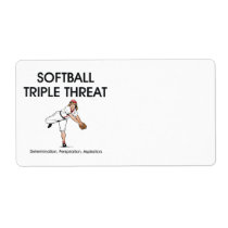 TOP Softball Triple Threat Labels