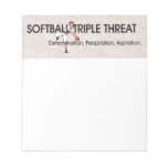 TOP Softball Triple Threat Memo Pads