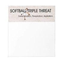 TOP Softball Triple Threat Memo Pads