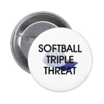 TOP Softball Triple Threat buttons