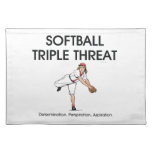 TOP Softball Triple Threat Placemat