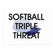 TOP Softball Triple Threat postcards