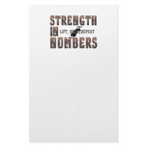 TOP Strength in Numbers Custom Stationery