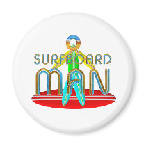 TOP Surfboard Man Magnets