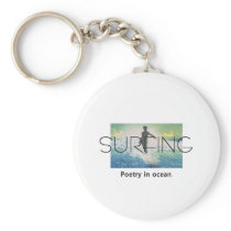 TOP Surfing Poetry in Ocean Key Chain