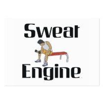 TOP Sweat Engine business cards by teepossible TOP Sweat Engine business cards