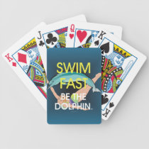 TOP Swim Dolphin Fast playing cards