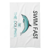 TOP Swim Dolphin Fast Kitchen Towels