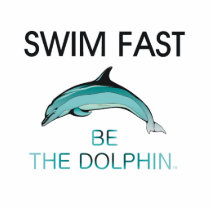 TOP Swim Dolphin Fast photo sculptures