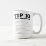 Top Ten Errors Java Programmers Make Mugs