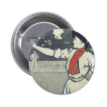 TOP Tennis Girl Buttons