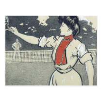 TOP Tennis Girl Post Cards