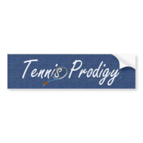 TOP Tennis Prodigy Bumper Stickers