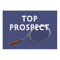 TOP Tennis Prospect business cards