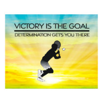 TOP Tennis Victory Slogan Print