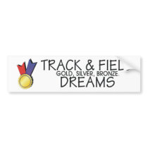 TOP Track Dreams bumper stickers