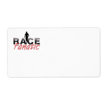 TOP Track Race Fanatic Custom Shipping Labels