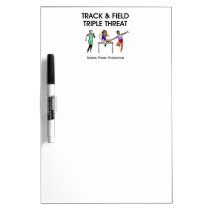TOP Track Triple dry erase boards