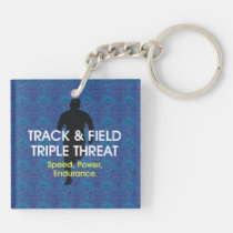TOP Track Triple Threat key chains