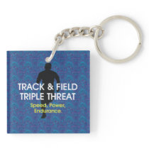 TOP Track Triple Threat Acrylic Keychain