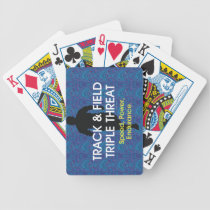 TOP Track Triple Threat Bicycle Poker Cards