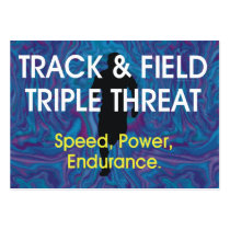 TOP Track Triple Threat business cards by teepossible TOP Track Triple Threat business cards