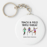 TOP Track Triple Threat Key Chains