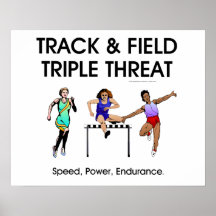TOP Track Triple Threat Posters