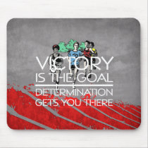 TOP Track Victory Slogan Mouse Pads